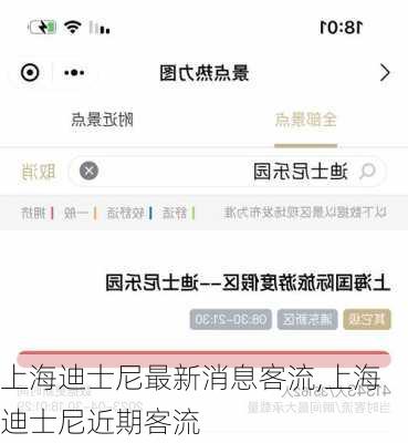 上海迪士尼最新消息客流,上海迪士尼近期客流
