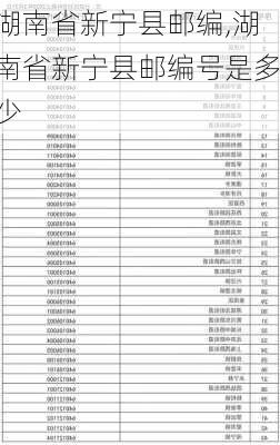 湖南省新宁县邮编,湖南省新宁县邮编号是多少