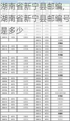 湖南省新宁县邮编,湖南省新宁县邮编号是多少