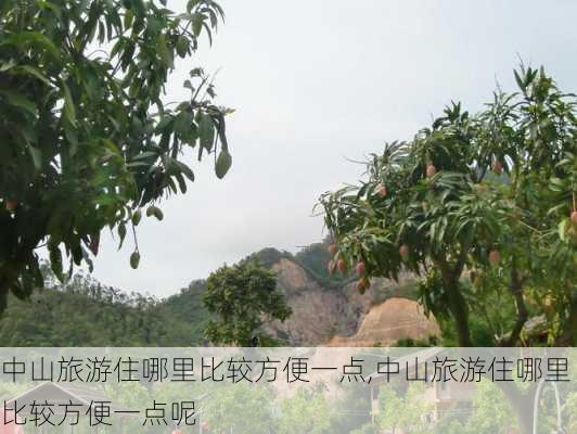 中山旅游住哪里比较方便一点,中山旅游住哪里比较方便一点呢