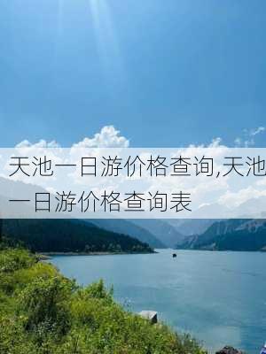 天池一日游价格查询,天池一日游价格查询表