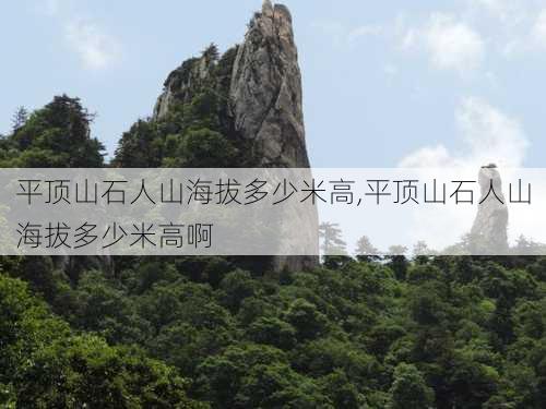 平顶山石人山海拔多少米高,平顶山石人山海拔多少米高啊