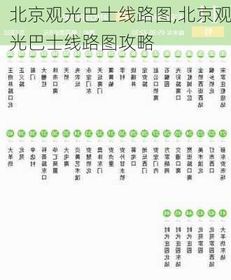 北京观光巴士线路图,北京观光巴士线路图攻略