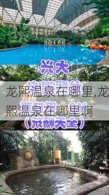 龙熙温泉在哪里,龙熙温泉在哪里啊