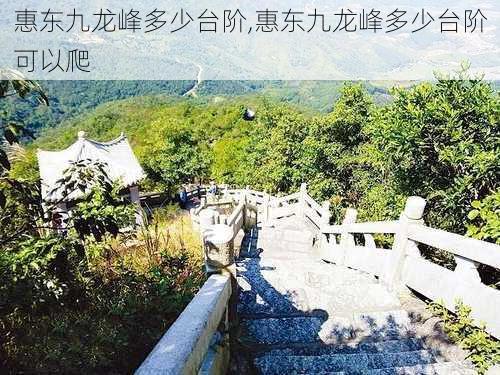 惠东九龙峰多少台阶,惠东九龙峰多少台阶可以爬