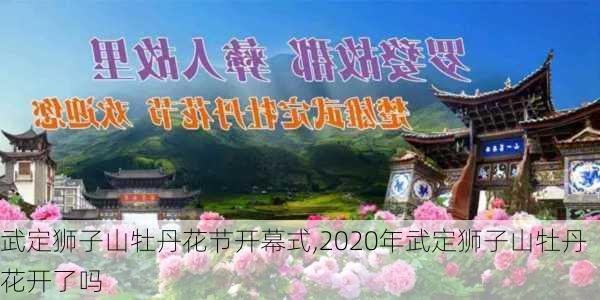 武定狮子山牡丹花节开幕式,2020年武定狮子山牡丹花开了吗