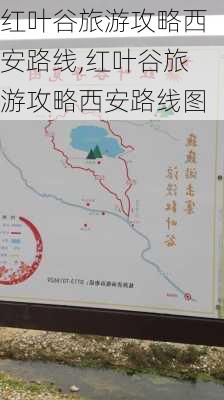 红叶谷旅游攻略西安路线,红叶谷旅游攻略西安路线图