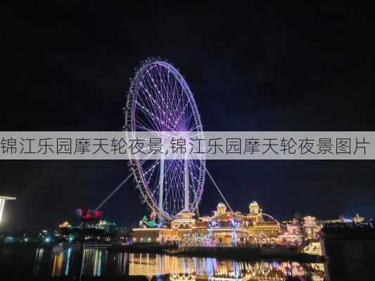 锦江乐园摩天轮夜景,锦江乐园摩天轮夜景图片