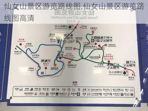 仙女山景区游览路线图,仙女山景区游览路线图高清