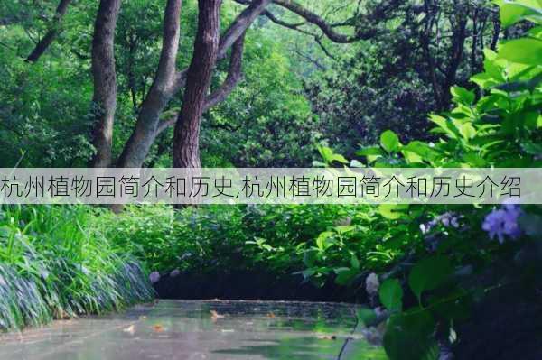 杭州植物园简介和历史,杭州植物园简介和历史介绍