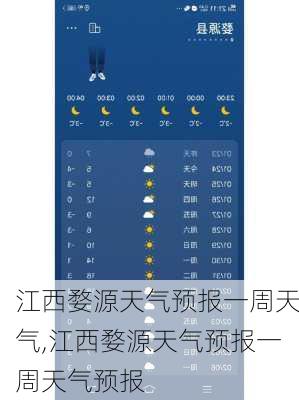 江西婺源天气预报一周天气,江西婺源天气预报一周天气预报