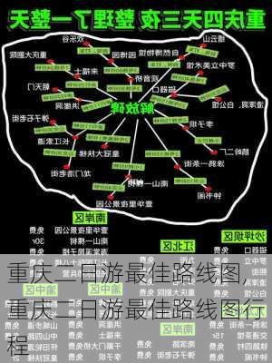 重庆二日游最佳路线图,重庆二日游最佳路线图行程