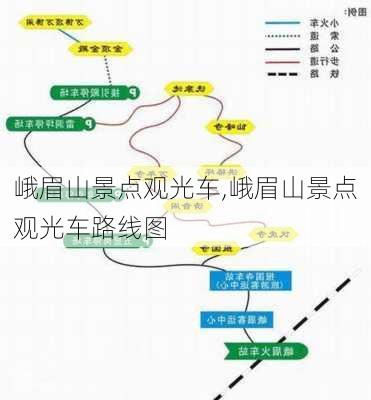 峨眉山景点观光车,峨眉山景点观光车路线图