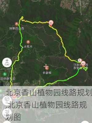 北京香山植物园线路规划,北京香山植物园线路规划图