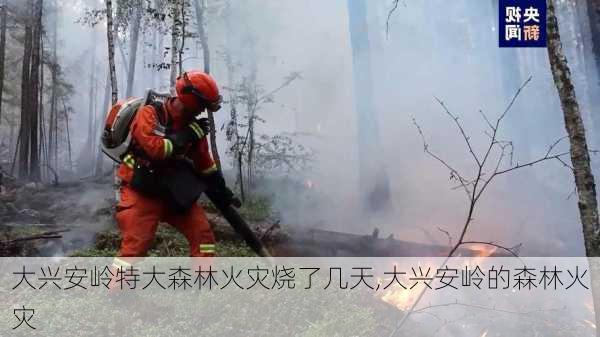 大兴安岭特大森林火灾烧了几天,大兴安岭的森林火灾