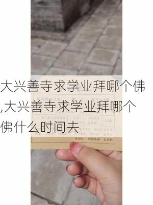 大兴善寺求学业拜哪个佛,大兴善寺求学业拜哪个佛什么时间去