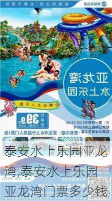 泰安水上乐园亚龙湾,泰安水上乐园亚龙湾门票多少钱