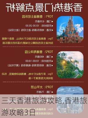 三天香港旅游攻略,香港旅游攻略3日