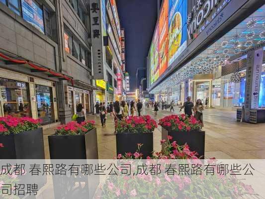 成都 春熙路有哪些公司,成都 春熙路有哪些公司招聘