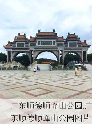 广东顺德顺峰山公园,广东顺德顺峰山公园图片