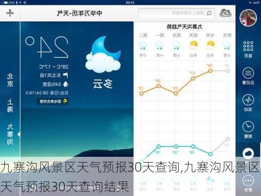 九寨沟风景区天气预报30天查询,九寨沟风景区天气预报30天查询结果