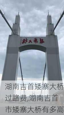 湖南吉首矮寨大桥过路费,湖南吉首市矮寨大桥有多高