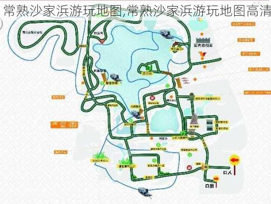 常熟沙家浜游玩地图,常熟沙家浜游玩地图高清