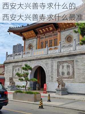 西安大兴善寺求什么的,西安大兴善寺求什么最准