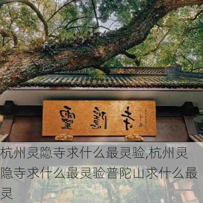 杭州灵隐寺求什么最灵验,杭州灵隐寺求什么最灵验普陀山求什么最灵