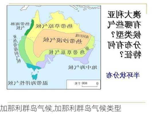 加那利群岛气候,加那利群岛气候类型