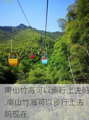 南山竹海可以步行上去吗,南山竹海可以步行上去吗现在