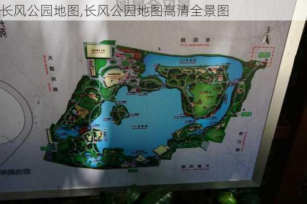 长风公园地图,长风公园地图高清全景图