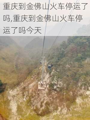 重庆到金佛山火车停运了吗,重庆到金佛山火车停运了吗今天