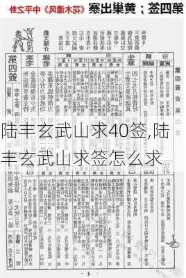 陆丰玄武山求40签,陆丰玄武山求签怎么求