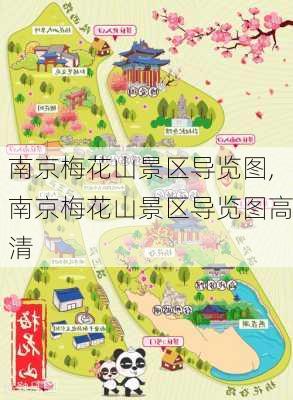 南京梅花山景区导览图,南京梅花山景区导览图高清