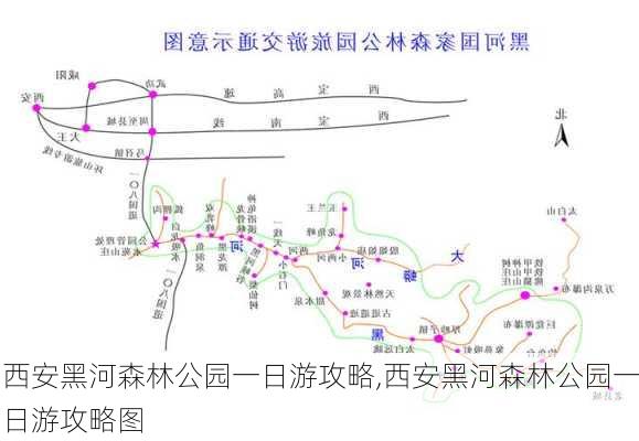 西安黑河森林公园一日游攻略,西安黑河森林公园一日游攻略图