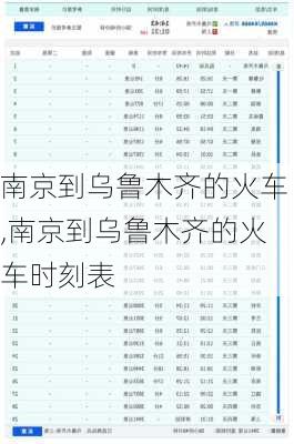 南京到乌鲁木齐的火车,南京到乌鲁木齐的火车时刻表