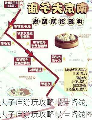 夫子庙游玩攻略最佳路线,夫子庙游玩攻略最佳路线图