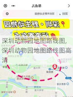 深圳动物园地图路线图,深圳动物园地图路线图高清