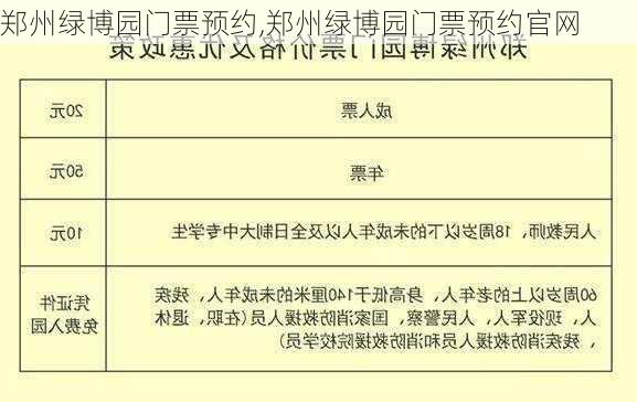 郑州绿博园门票预约,郑州绿博园门票预约官网