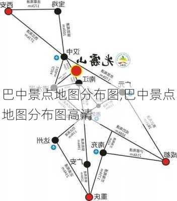 巴中景点地图分布图,巴中景点地图分布图高清