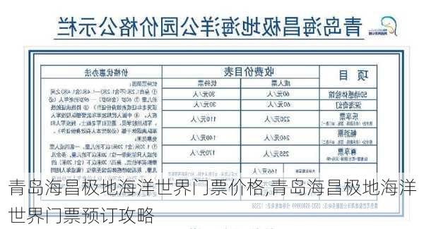 青岛海昌极地海洋世界门票价格,青岛海昌极地海洋世界门票预订攻略