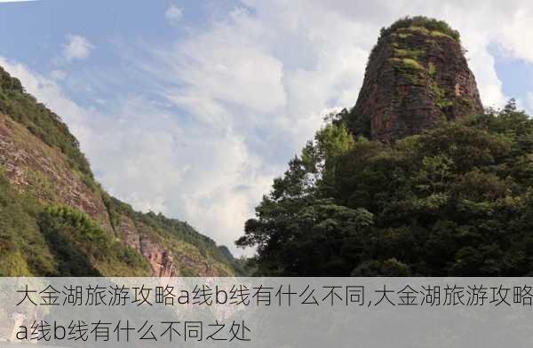 大金湖旅游攻略a线b线有什么不同,大金湖旅游攻略a线b线有什么不同之处