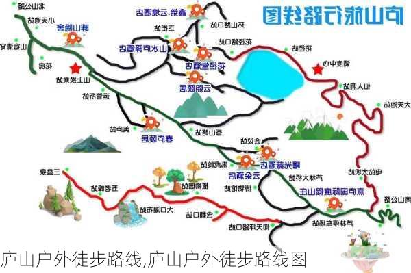 庐山户外徒步路线,庐山户外徒步路线图