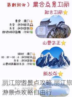 丽江旅游景点攻略,丽江旅游景点攻略自由行