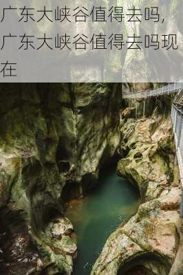 广东大峡谷值得去吗,广东大峡谷值得去吗现在