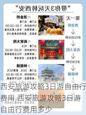 西安旅游攻略3日游自由行费用,西安旅游攻略3日游自由行费用多少