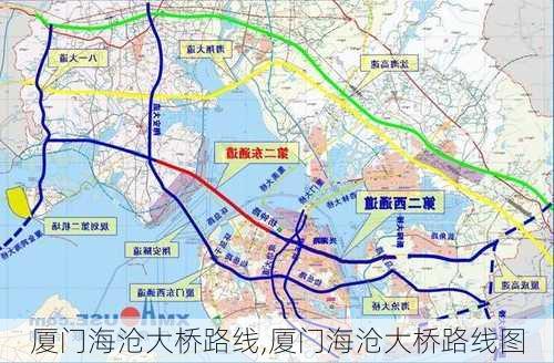 厦门海沧大桥路线,厦门海沧大桥路线图