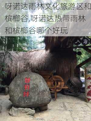 呀诺达雨林文化旅游区和槟榔谷,呀诺达热带雨林和槟榔谷哪个好玩