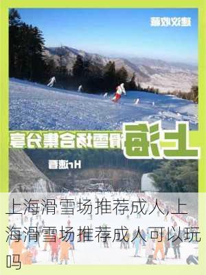 上海滑雪场推荐成人,上海滑雪场推荐成人可以玩吗